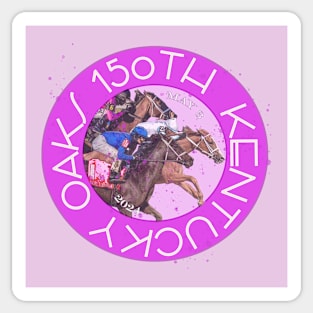 150th Kentucky Oaks horse racing design Sticker